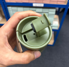 London Nootropics khaki coffee cup lid