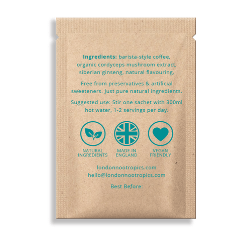 Mojo adaptogenic coffee sachet back