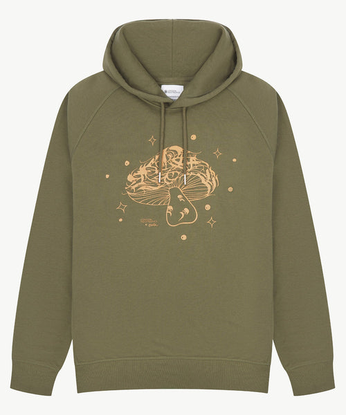 London Nootropics mushroom stars hoodie